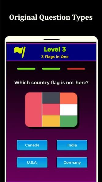 World Flags Quiz Game (Ворлд Флагс Квиз Гейм) [МОД: Много монет, Открытые уровни и Мега MOD] Screenshot 1