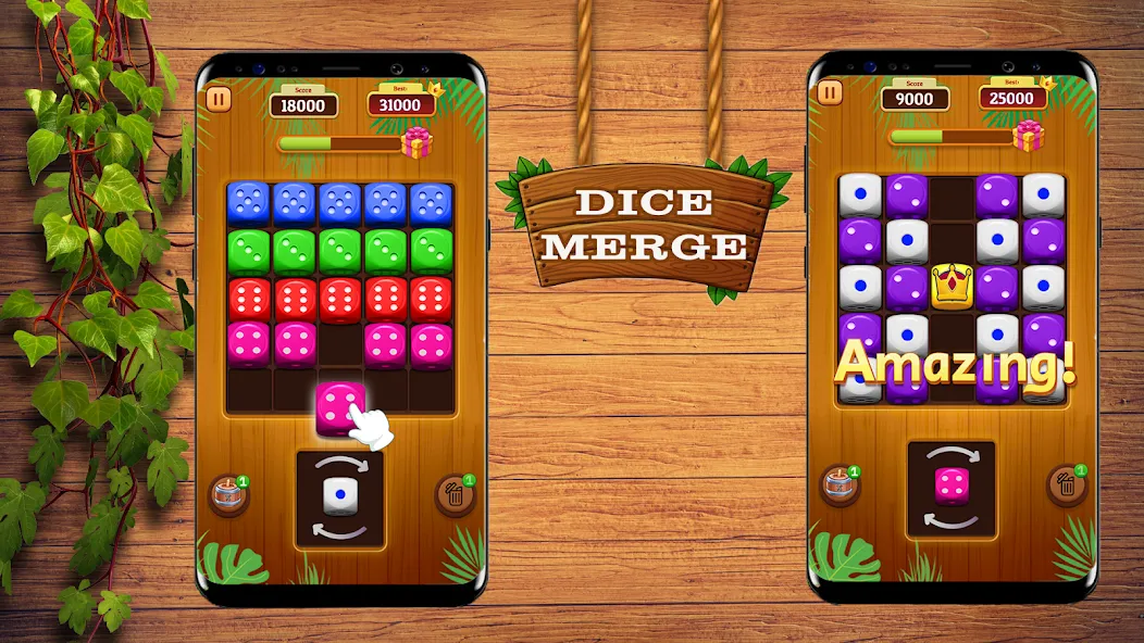 Dice Merge: Dice Mania Game (Дайс Мердж) [МОД: Меню, Бесконечные монеты и Открытые уровни] Screenshot 1