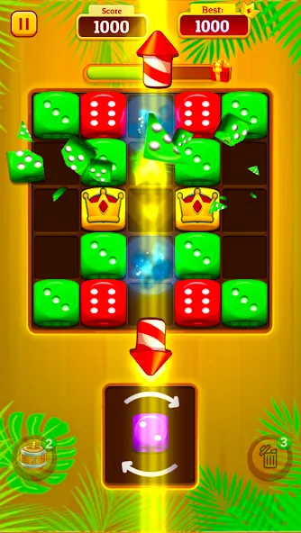 Dice Merge: Dice Mania Game (Дайс Мердж) [МОД: Меню, Бесконечные монеты и Открытые уровни] Screenshot 4