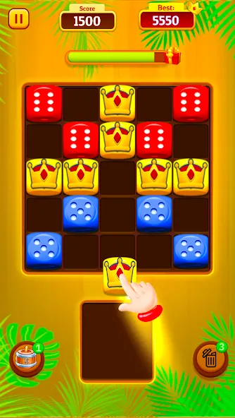 Dice Merge: Dice Mania Game (Дайс Мердж) [МОД: Меню, Бесконечные монеты и Открытые уровни] Screenshot 5