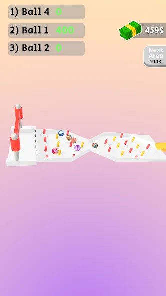 Marble Race (Марбл рейс) [МОД: Все открыто, Дополнительные деньги и Меню MOD] Screenshot 1