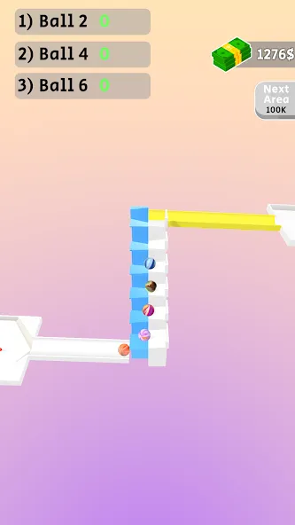 Marble Race (Марбл рейс) [МОД: Все открыто, Дополнительные деньги и Меню MOD] Screenshot 2