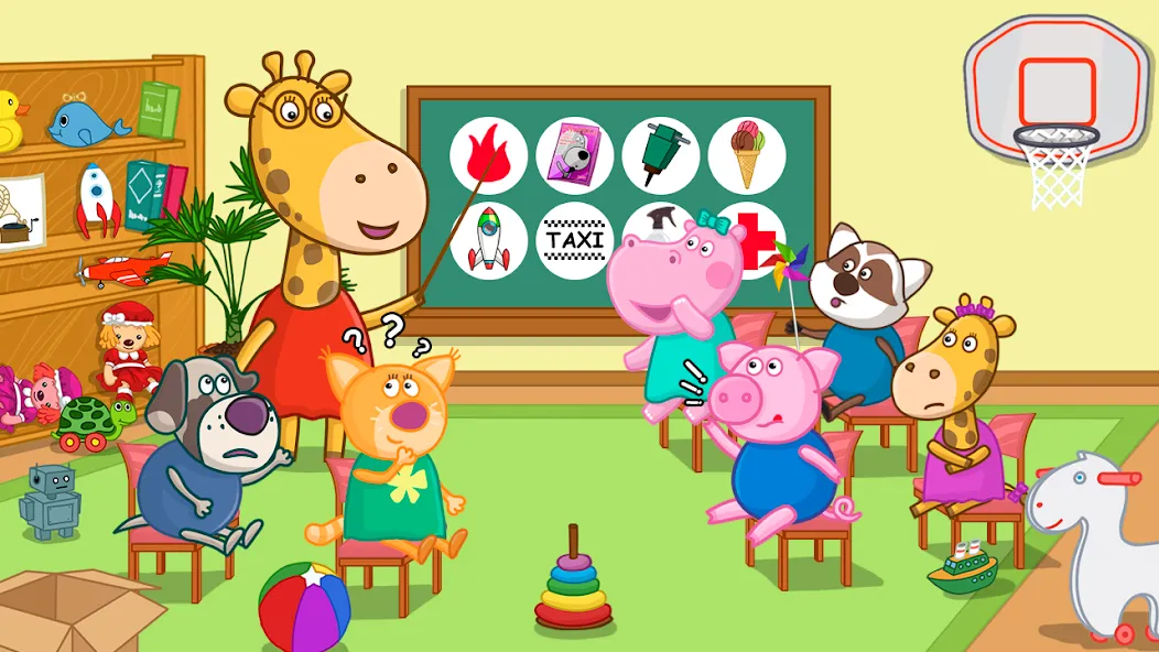Professions for kids [МОД: Все открыто, Дополнительные деньги и Меню MOD] Screenshot 1