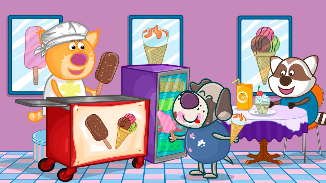 Professions for kids [МОД: Все открыто, Дополнительные деньги и Меню MOD] Screenshot 4