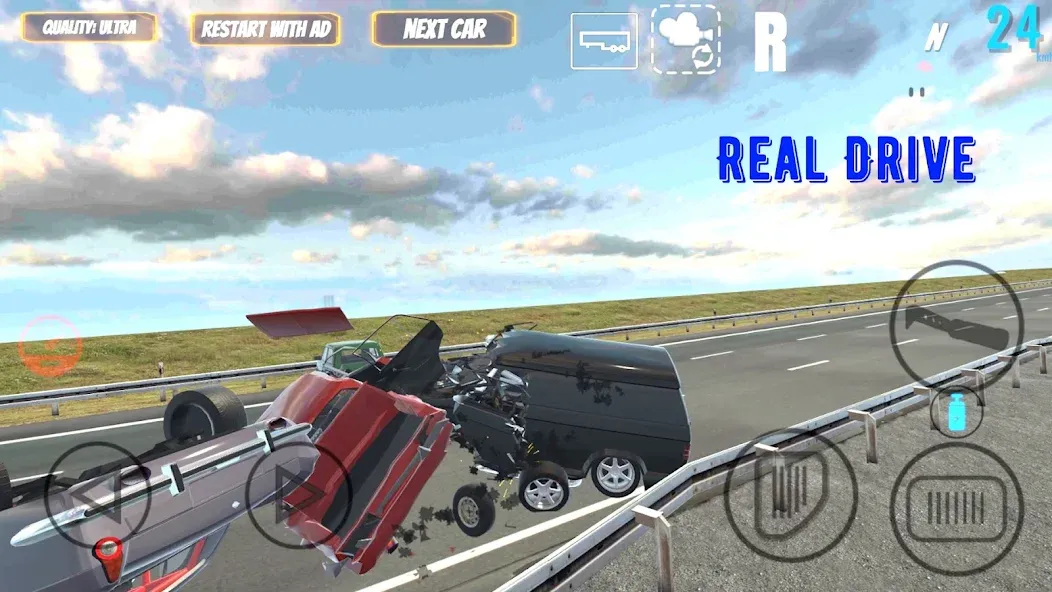 Real Drive (Риал Драйв) [МОД: Деньги, Монеты и Меню MOD] Screenshot 2