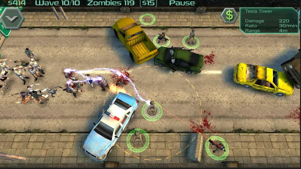 Zombie Defense (Зомби Дефенс) [МОД: Много монет, Открытые уровни и Мега MOD] Screenshot 4
