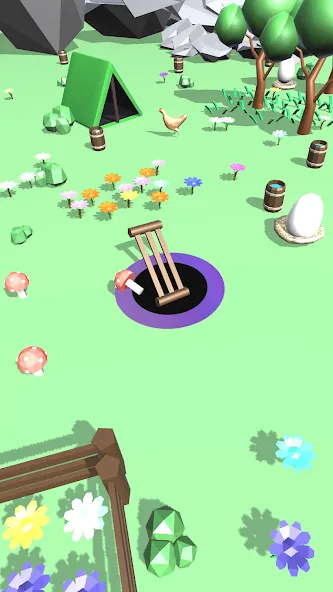Hole Vacuum 3D (Хол Вакуум 3Д) [МОД: Много монет, Открытые уровни и Мега MOD] Screenshot 5