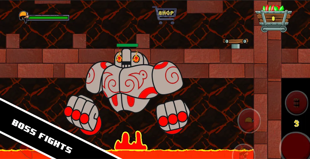 Dan the Dungeon Digger (Дэн Данжн Диггер) [МОД: Меню, Бесконечные монеты и Открытые уровни] Screenshot 5