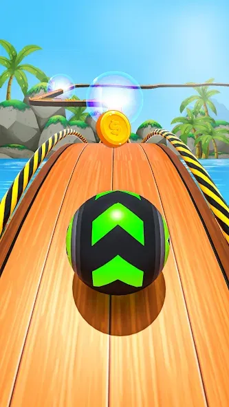 Rolling Ball Game Hop Ball Run (Гоинг Боллс Гейм) [МОД: Меню, Бесконечные монеты и Открытые уровни] Screenshot 1