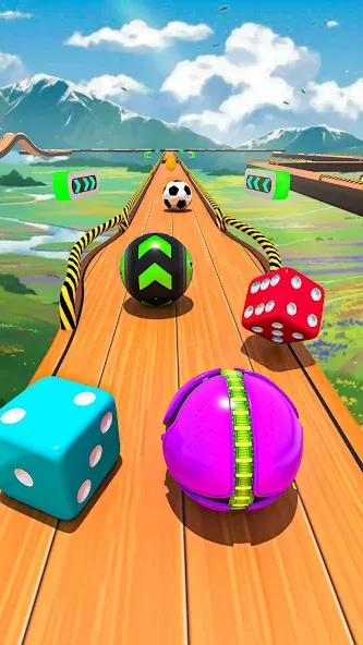 Rolling Ball Game Hop Ball Run (Гоинг Боллс Гейм) [МОД: Меню, Бесконечные монеты и Открытые уровни] Screenshot 2