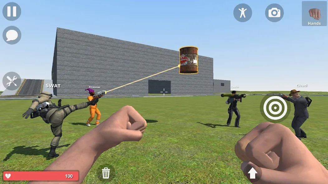 Hypper Sandbox (Хайппер Сандбокс) [МОД: Много монет, Открытые уровни и Мега MOD] Screenshot 1