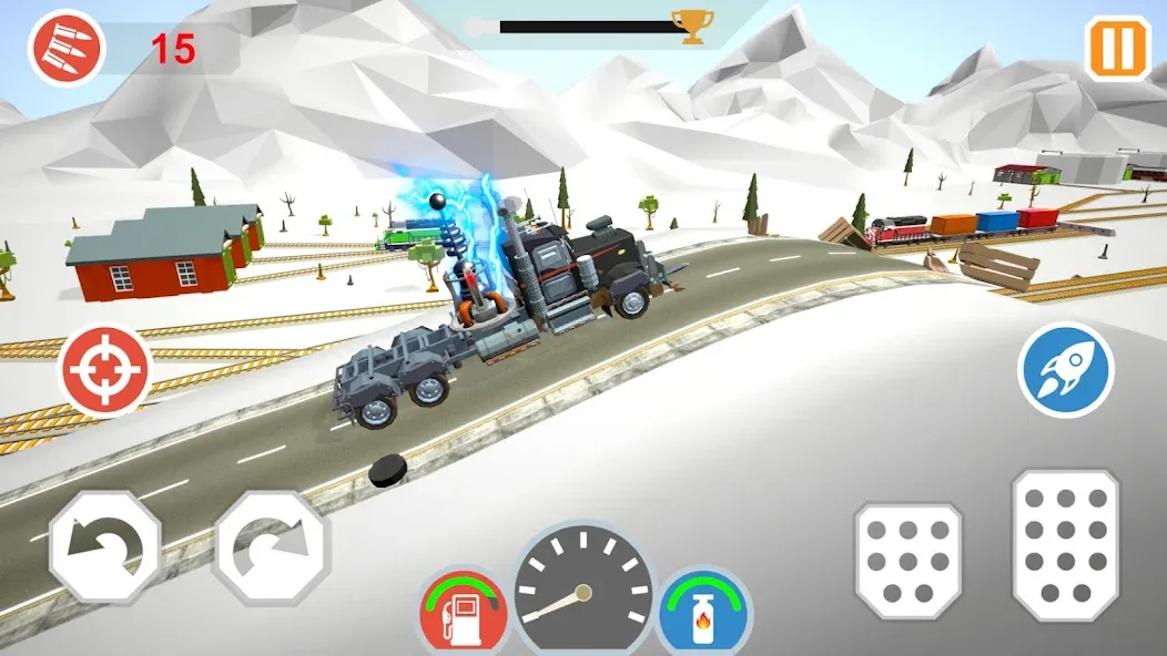 Zombie Cars Crush: Racing Die (Зомби Карс) [МОД: Деньги, Монеты и Меню MOD] Screenshot 2