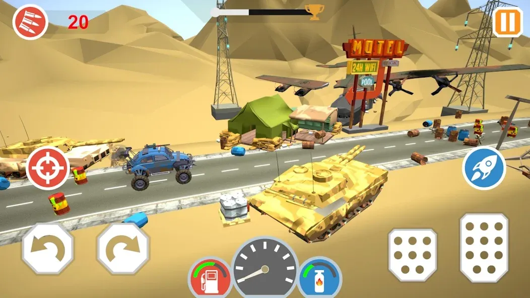 Zombie Cars Crush: Racing Die (Зомби Карс) [МОД: Деньги, Монеты и Меню MOD] Screenshot 3