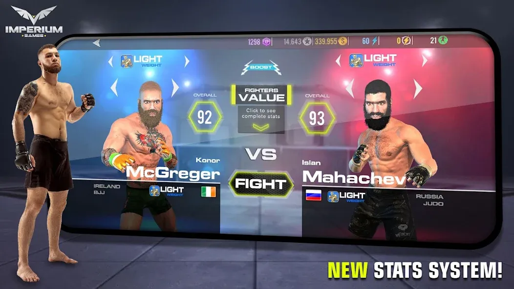 MMA - Fighting Clash 23 (смешанные боевые искусства) [МОД: Деньги, Монеты и Меню MOD] Screenshot 5