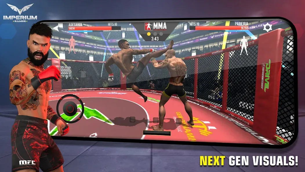 MMA Fighting Clash (ММА Файтинг Клэш) [МОД: Все открыто, Дополнительные деньги и Меню MOD] Screenshot 1