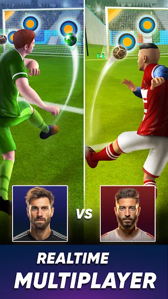 SOCCER Kicks - Stars Strike 24 (ФУТБОЛ Киксы) [МОД: Меню, Бесконечные монеты и Открытые уровни] Screenshot 1
