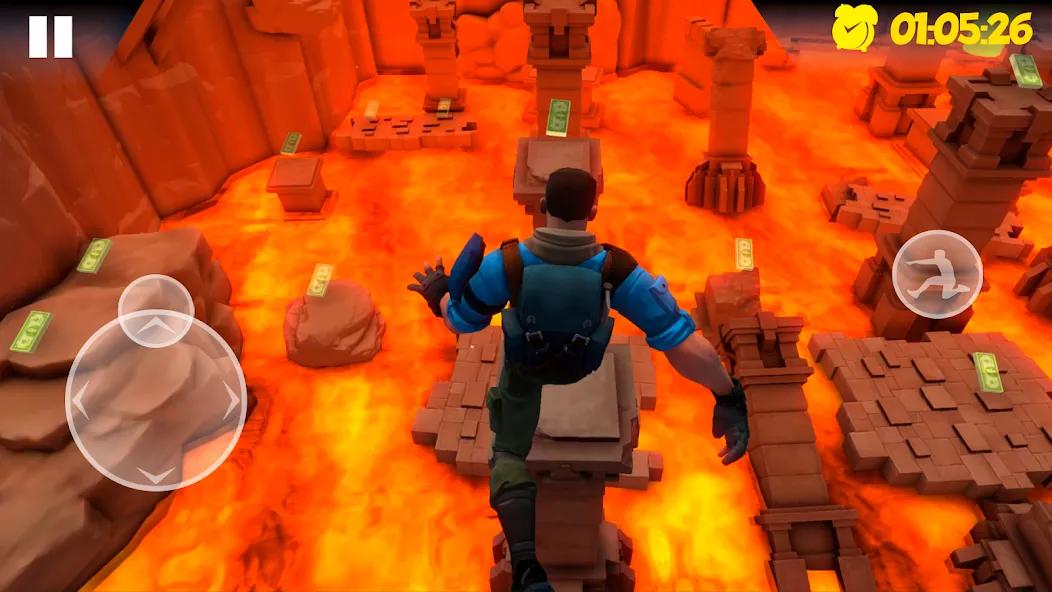 Hot Lava Floor: Urban Escape (Хот Лава Флор) [МОД: Бесконечные деньги, Монеты и Мега MOD] Screenshot 3