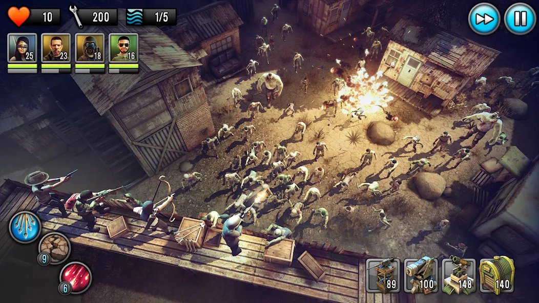 Last Hope TD - Tower Defense (Ласт Хоуп ТД) [МОД: Деньги, Монеты и Меню MOD] Screenshot 1