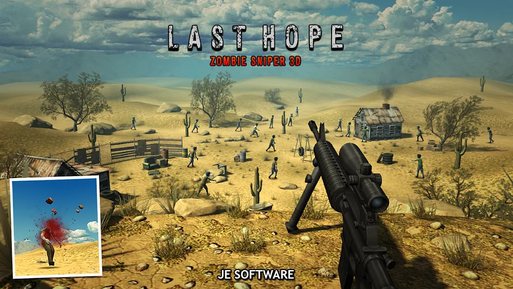 Last Hope - Zombie Sniper 3D (Ласт Хоуп) [МОД: Бесконечные деньги, Монеты и Мега MOD] Screenshot 3