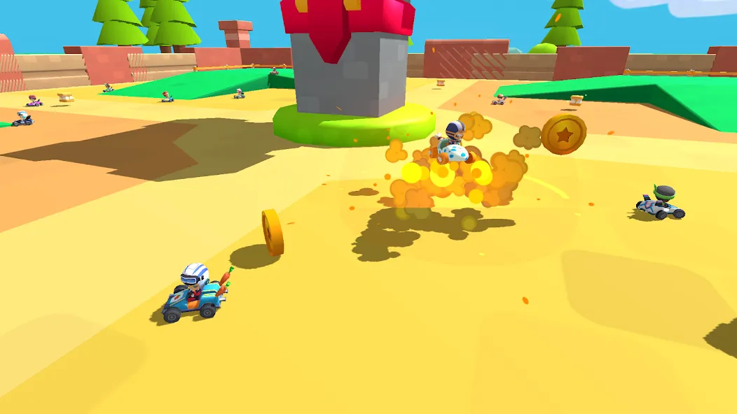 Kart Royale! [МОД: Меню, Бесконечные монеты и Открытые уровни] Screenshot 3