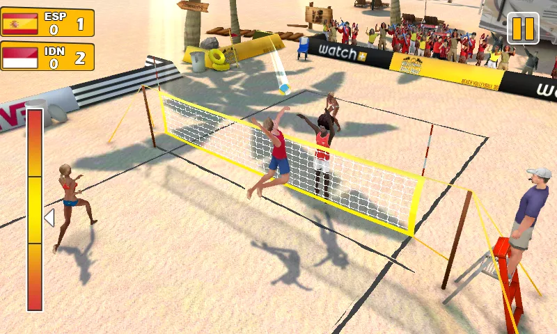 Beach Volleyball 3D [МОД: Все открыто, Дополнительные деньги и Меню MOD] Screenshot 1