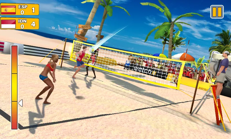 Beach Volleyball 3D [МОД: Все открыто, Дополнительные деньги и Меню MOD] Screenshot 3