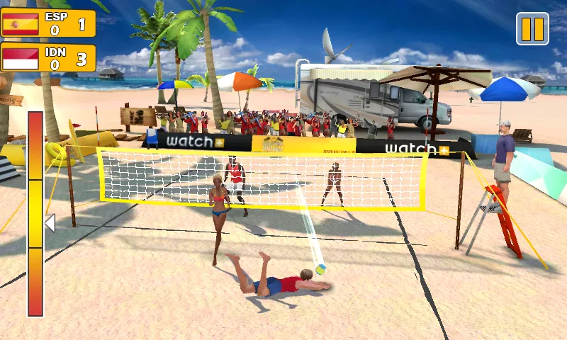 Beach Volleyball 3D [МОД: Все открыто, Дополнительные деньги и Меню MOD] Screenshot 4