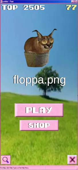floppa.png [МОД: Меню, Бесконечные монеты и Открытые уровни] Screenshot 1