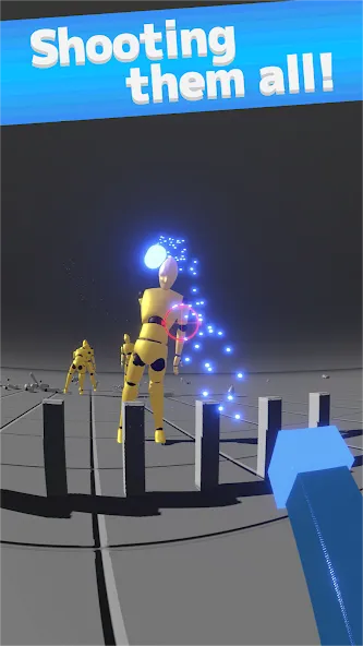 Titan Shoot: 3D gun action (Титан Шут) [МОД: Меню, Бесконечные монеты и Открытые уровни] Screenshot 1
