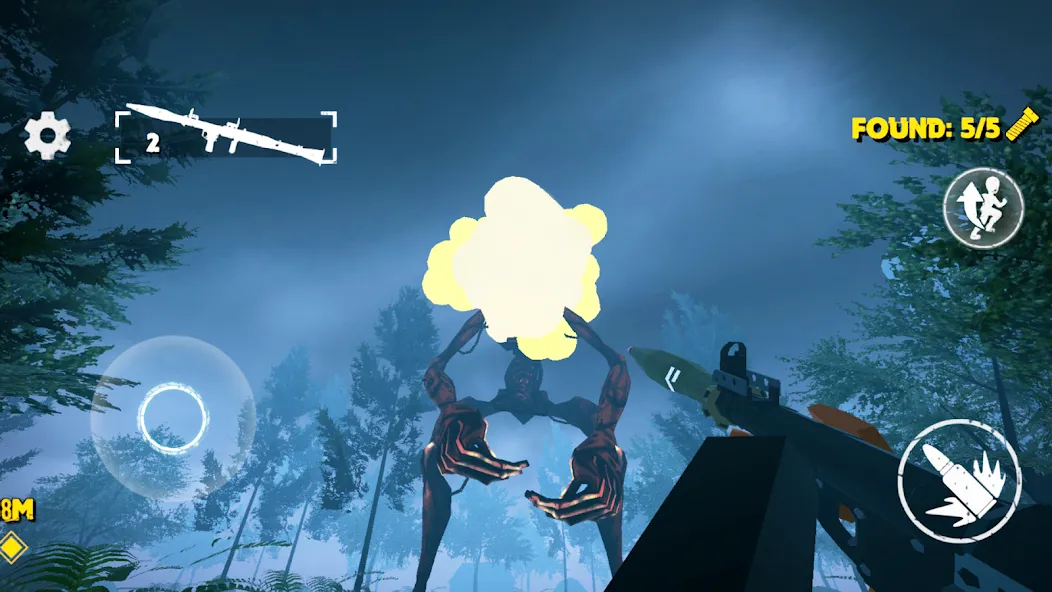 Siren horror: Big head game 3d [МОД: Меню, Бесконечные монеты и Открытые уровни] Screenshot 2