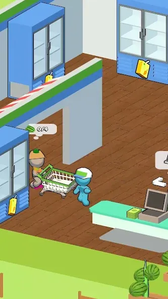 My Mini Mart (Мой минимагазин) [МОД: Меню, Бесконечные монеты и Открытые уровни] Screenshot 4