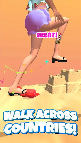 ASMR Tippy Toe - ASMR Games (АСМР Типпи Тоу) [МОД: Много монет, Открытые уровни и Мега MOD] Screenshot 4