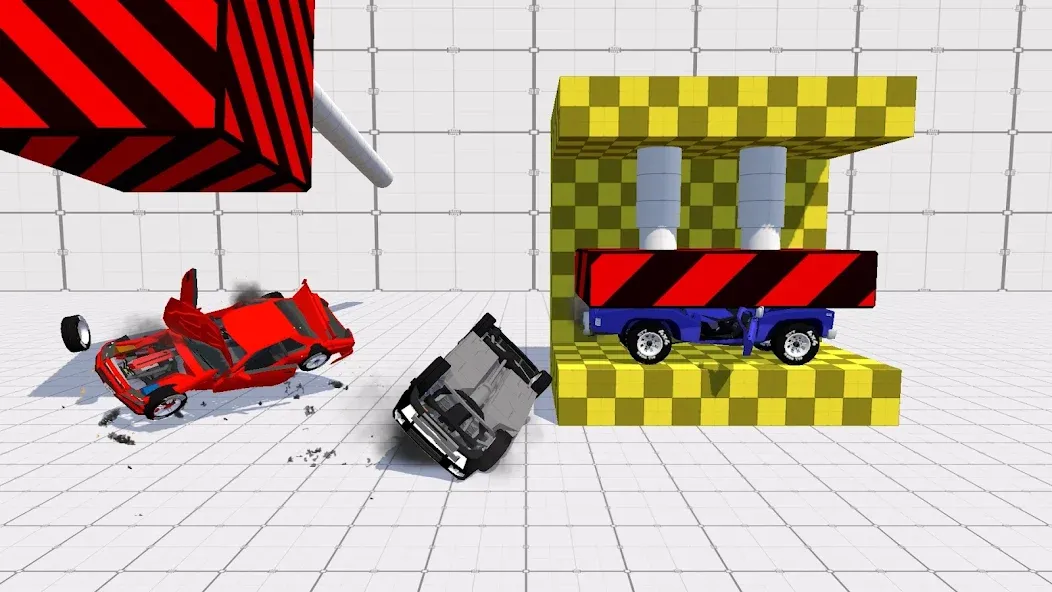 Car Destruction Simulator 3D (Кар Деструкшн Симулятор 3Д) [МОД: Много монет, Открытые уровни и Мега MOD] Screenshot 1