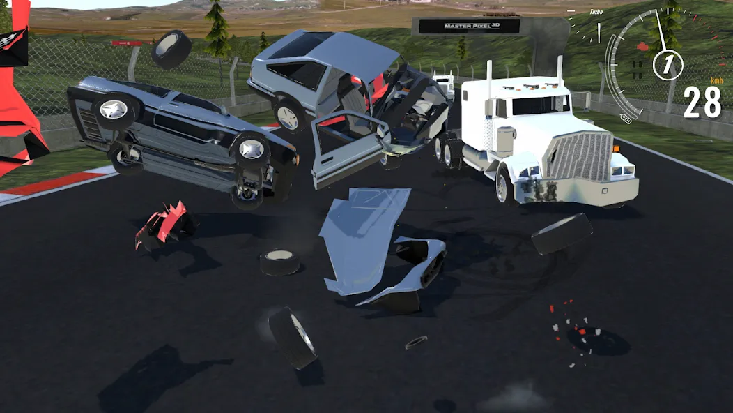 Destructive Car Race Generator (Деструктивный Генератор Гоночных Автомобилей) [МОД: Все открыто, Дополнительные деньги и Меню MOD] Screenshot 2