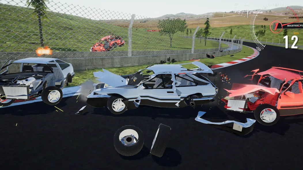 Destructive Car Race Generator (Деструктивный Генератор Гоночных Автомобилей) [МОД: Все открыто, Дополнительные деньги и Меню MOD] Screenshot 5