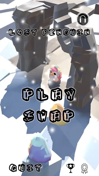 Lost Penguin - Endless Journey (Лост Пенгвин) [МОД: Много монет, Открытые уровни и Мега MOD] Screenshot 1