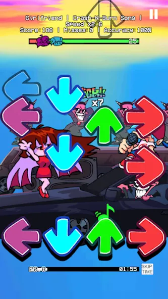 GF Heartbreaker Funk Battle (мод против девушки ФФ) [МОД: Бесконечные деньги, Монеты и Мега MOD] Screenshot 1