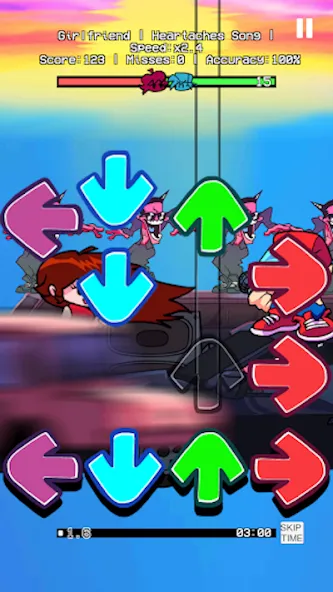 GF Heartbreaker Funk Battle (мод против девушки ФФ) [МОД: Бесконечные деньги, Монеты и Мега MOD] Screenshot 2
