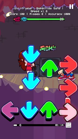 GF Heartbreaker Funk Battle (мод против девушки ФФ) [МОД: Бесконечные деньги, Монеты и Мега MOD] Screenshot 3