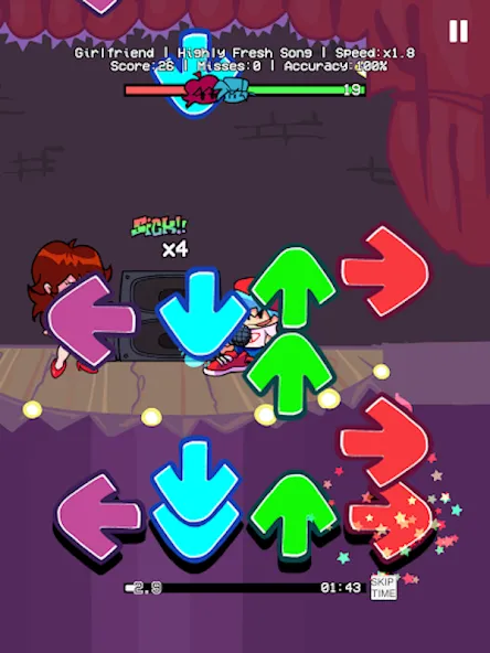 GF Heartbreaker Funk Battle (мод против девушки ФФ) [МОД: Бесконечные деньги, Монеты и Мега MOD] Screenshot 5