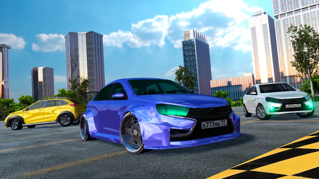 Lada - Russian Car Driving [МОД: Много денег, Монет и Все открыто] Screenshot 2
