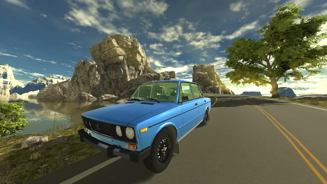 Russian Car Lada 3D [МОД: Все открыто, Дополнительные деньги и Меню MOD] Screenshot 1