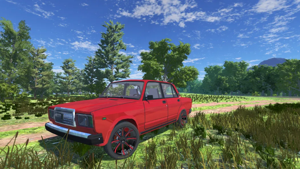 Russian Car Lada 3D [МОД: Все открыто, Дополнительные деньги и Меню MOD] Screenshot 2