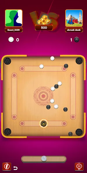 Carrom Board Clash : Pool game (Карром борд пул игра) [МОД: Много монет, Открытые уровни и Мега MOD] Screenshot 3