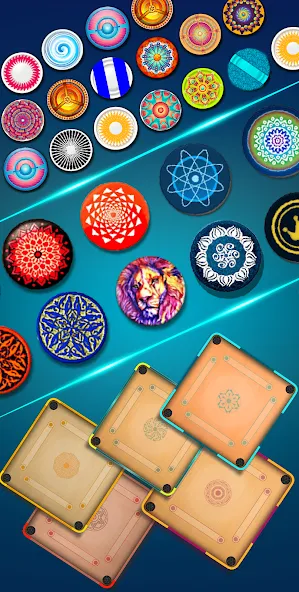 Carrom Board Clash : Pool game (Карром борд пул игра) [МОД: Много монет, Открытые уровни и Мега MOD] Screenshot 5