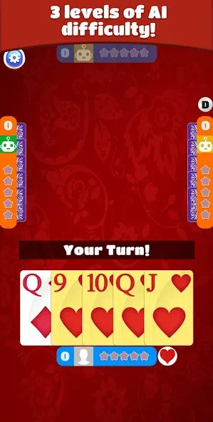Euchre (Юкер) [МОД: Деньги, Монеты и Меню MOD] Screenshot 2