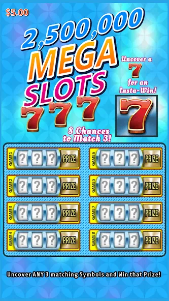 Scratch Off Lottery Casino (Скретч Офф Лотерейное Казино) [МОД: Много монет, Открытые уровни и Мега MOD] Screenshot 2
