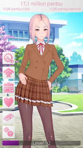 WAIFU CLICKER Sexy Anime Girls (УАЙФУ КЛИКЕР) [МОД: Бесконечные деньги, Монеты и Мега MOD] Screenshot 2