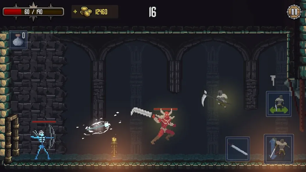 Deathblaze Action Platformer (Смертельное пламя Экшен Платформер) [МОД: Все открыто, Дополнительные деньги и Меню MOD] Screenshot 4