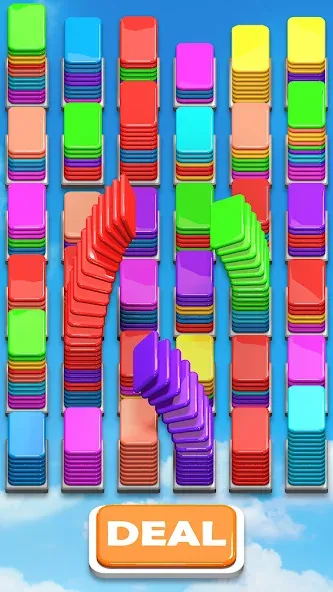 Card Shuffle Sort (Кард Шафл Сорт) [МОД: Бесконечные деньги, Монеты и Мега MOD] Screenshot 1